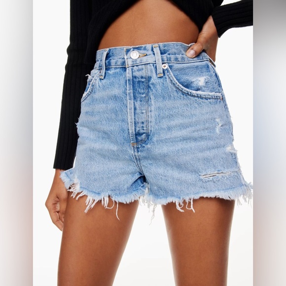 Agolde Pants - Agolde • Jaden cut off jean shorts